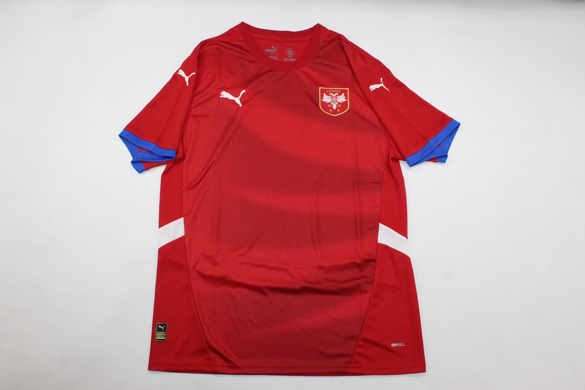 AAA Quality Serbia 2024 Euro Home Soccer Jersey
